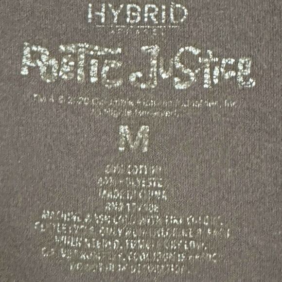 Hybrid Apparel Poetic Justice Graphic T-Shirt Size M Gray Tupac 2Pac Rap Tee - Picture 4 of 4